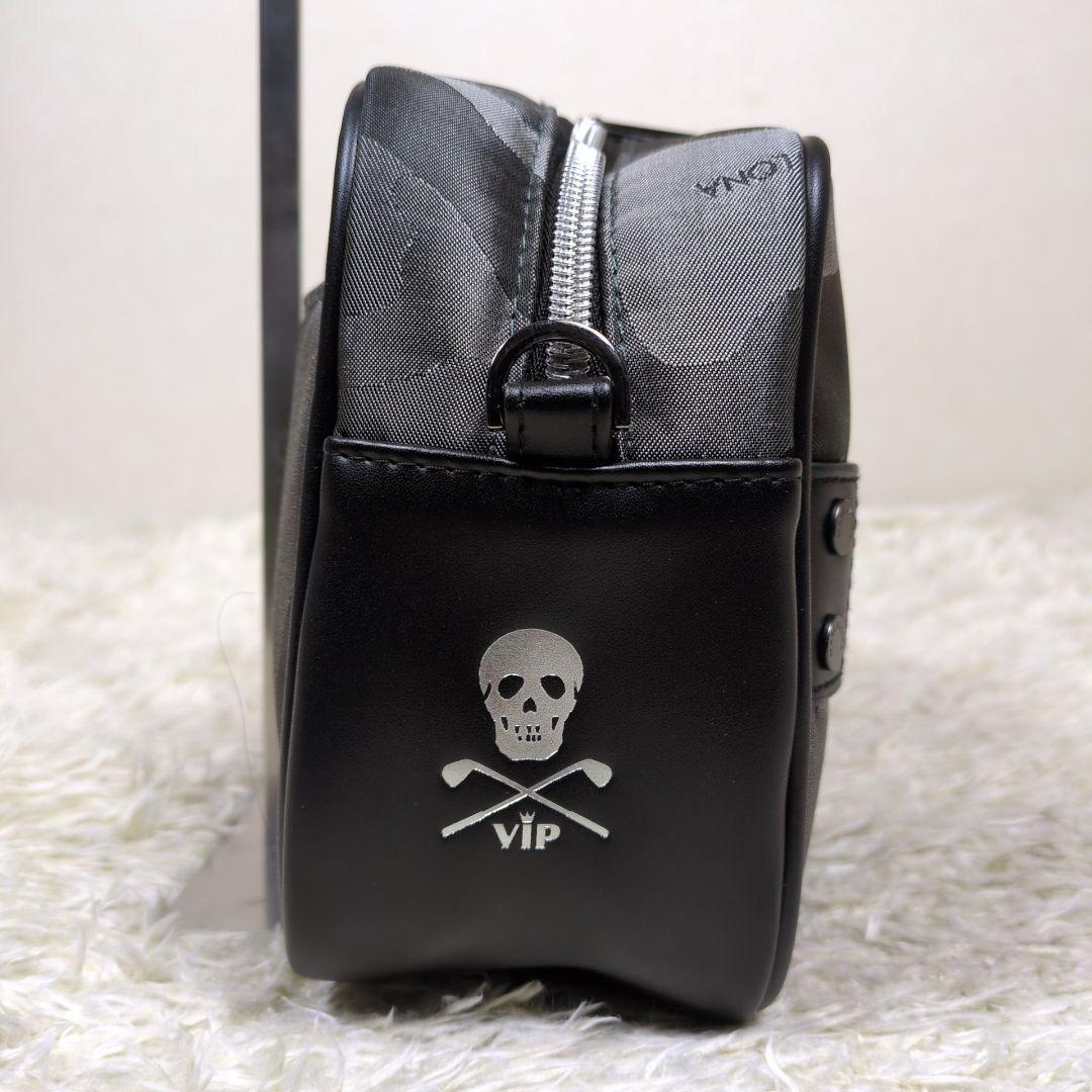 美品✨ マークアンドロナ カートバッグ カモフラ スカル ナイロン ブラック