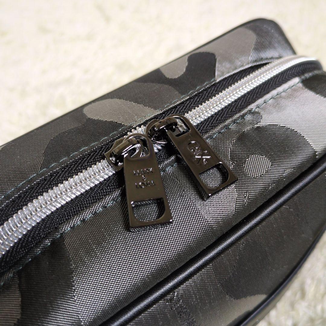 美品✨ マークアンドロナ カートバッグ カモフラ スカル ナイロン ブラック