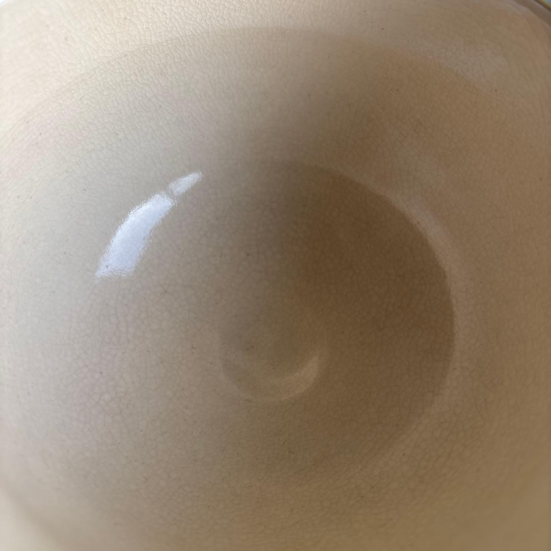 京焼 高台寺窯 色絵梅文 抹茶碗 茶道具 桐箱 （10m）