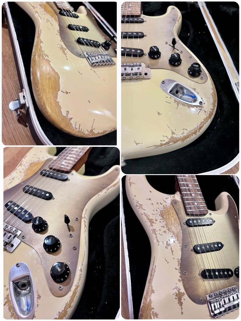 ハードレリック60sストラトキャスタータイプ 80sビンテージピックアップ