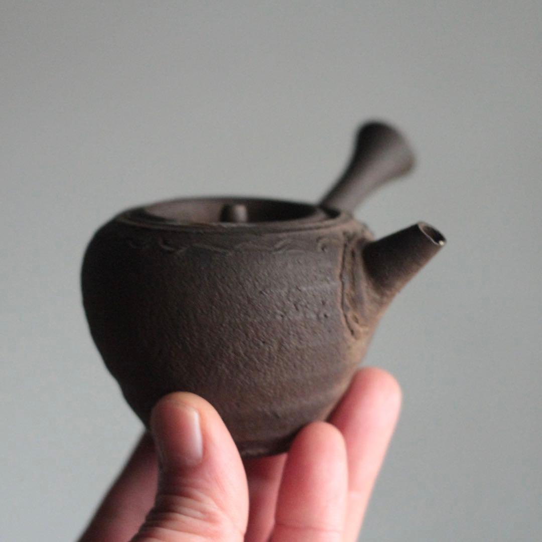 常滑 水野元光 南蛮 横手 急須 煎茶道具 古美術 古道具 幕末〜明治