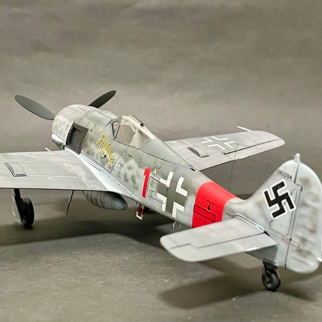 【完成品】タミヤ 1/48 フォッケウルフ Fw190 A8