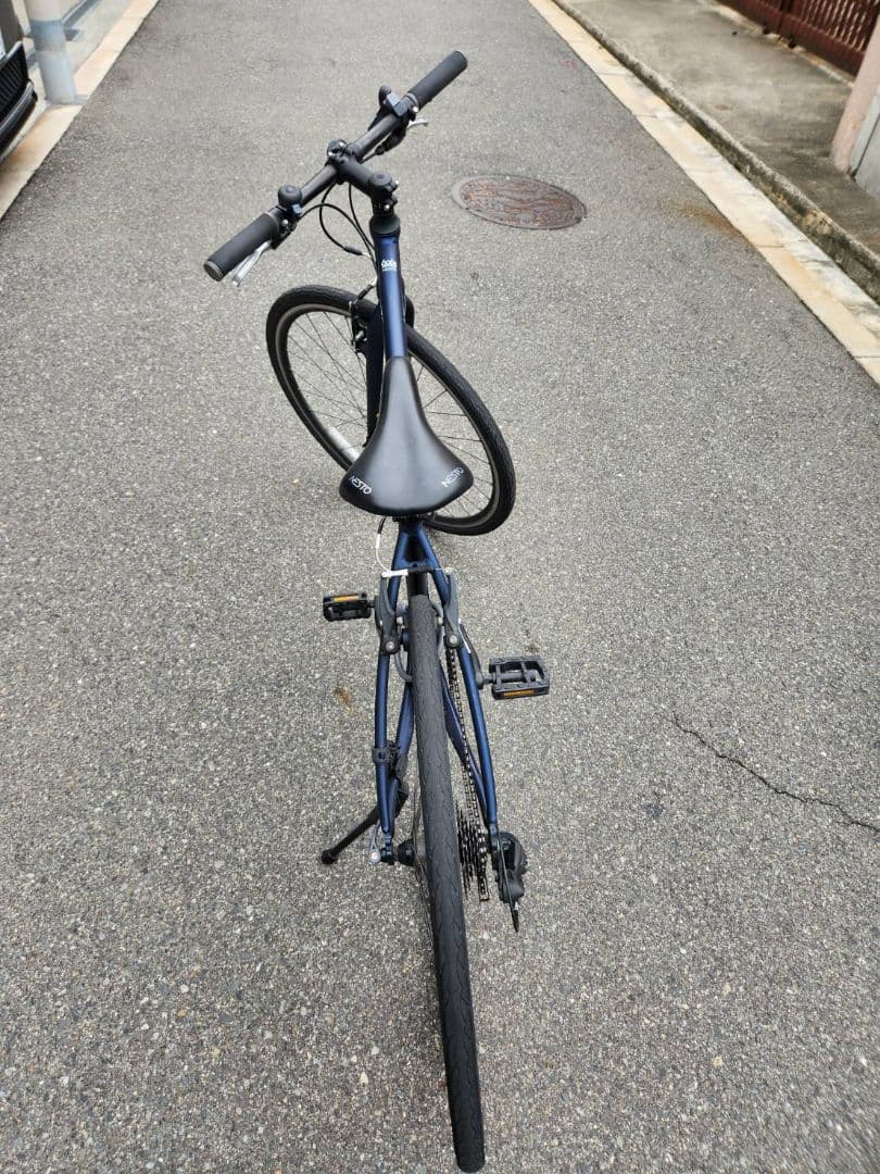 NESTO クロスバイク ネイビー7段変速