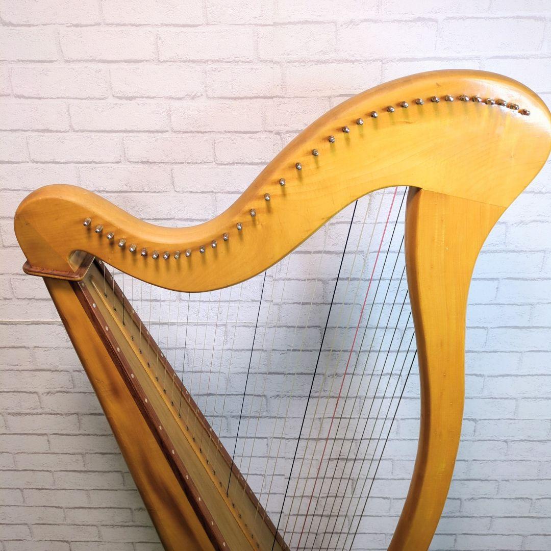 青山ハープ 　130D　34弦　アイリッシュハープ ハープ