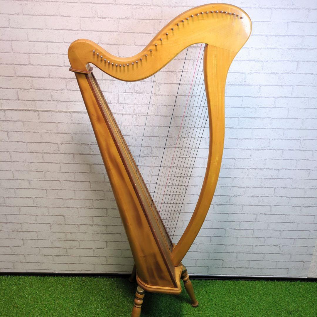 青山ハープ 　130D　34弦　アイリッシュハープ ハープ