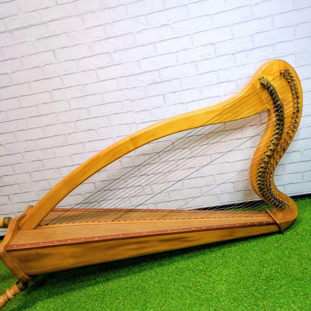 青山ハープ 　130D　34弦　アイリッシュハープ ハープ