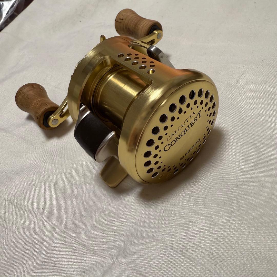 ☆希少☆ シマノ　カルカッタ　コンクエスト51左巻き　カスタム　ノーマルパーツ付
