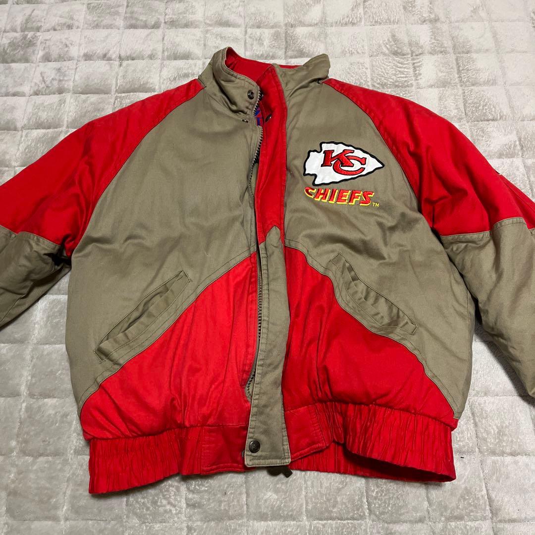 Kansas City Chiefs ボンバージャケット 赤/カーキ