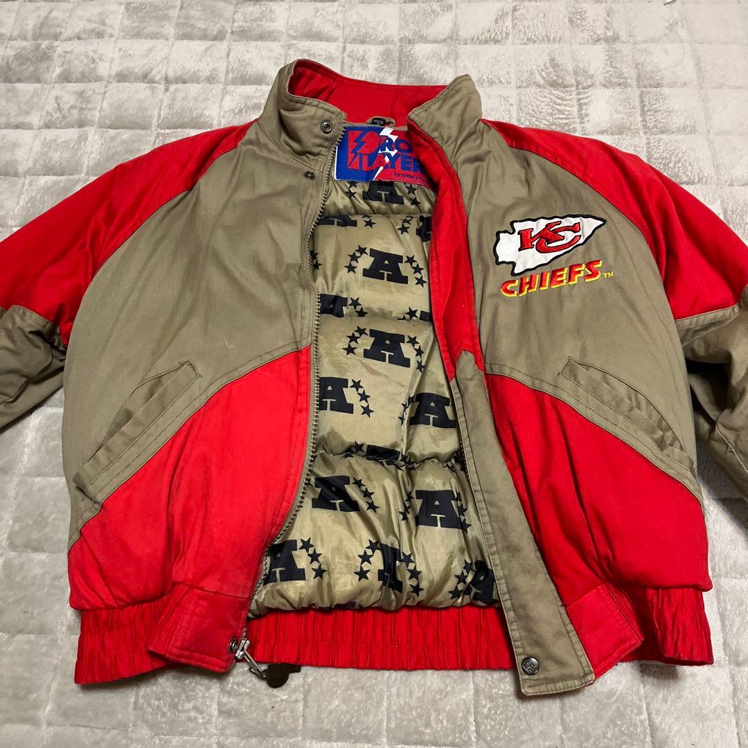 Kansas City Chiefs ボンバージャケット 赤/カーキ