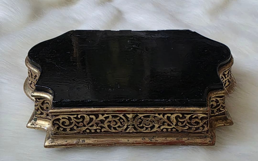 ナポレオン　アンティーク　ポワドレ台座