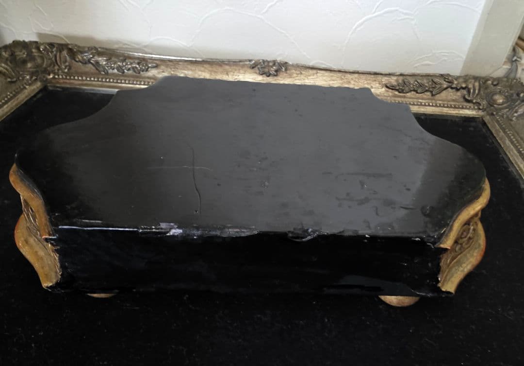 ナポレオン　アンティーク　ポワドレ台座