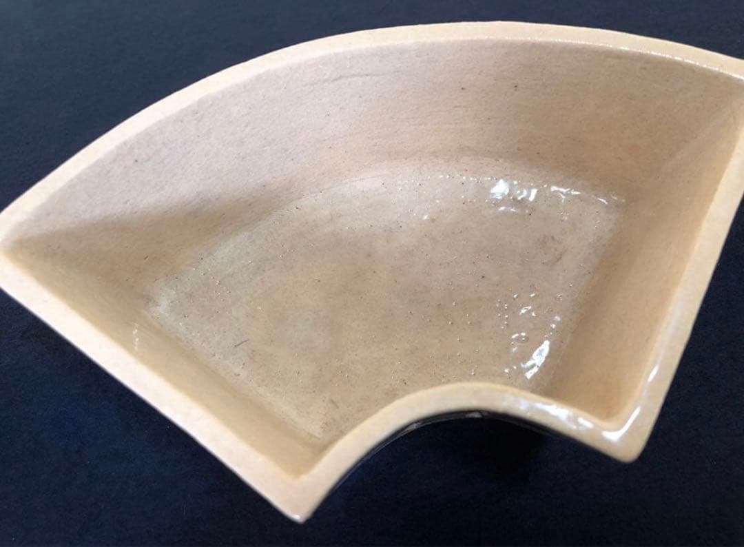 《R》懐石 扇面 向付5客 陶山造 小鉢 共箱　260109き2