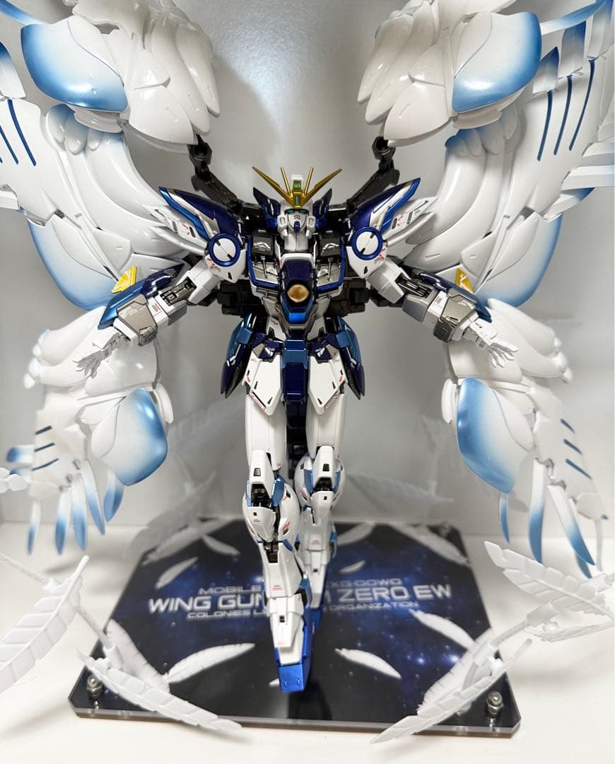 全塗装+合金フレーム改造MG 1/100 ウイングガンダムゼロEW Ver.Ka