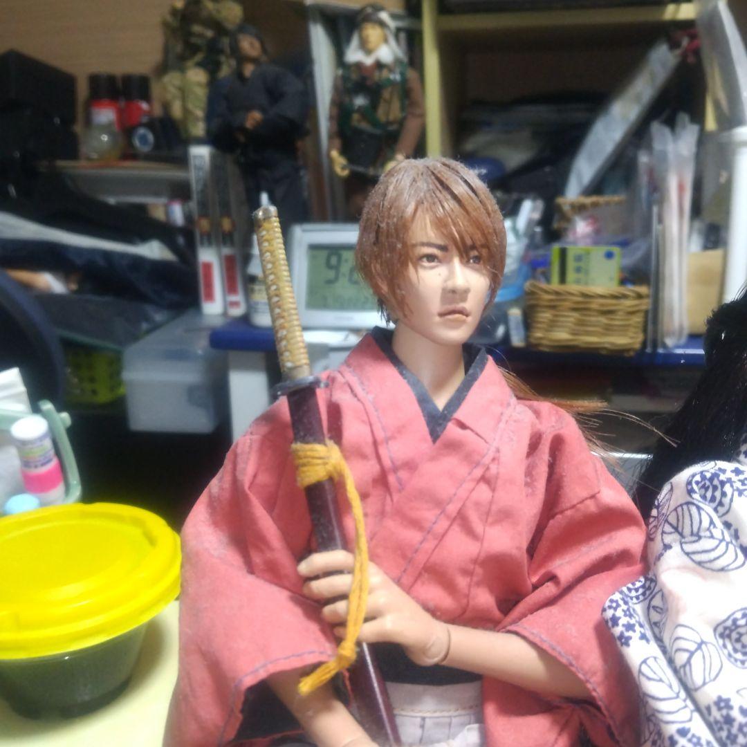 緋村剣心(佐藤健)と着物女性フィギュア1/6２体セット箱有り