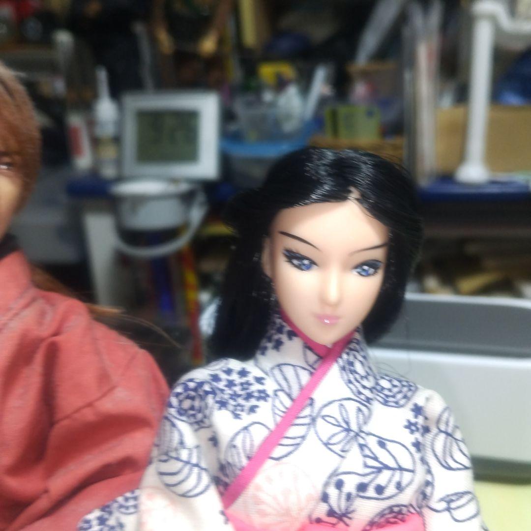 緋村剣心(佐藤健)と着物女性フィギュア1/6２体セット箱有り