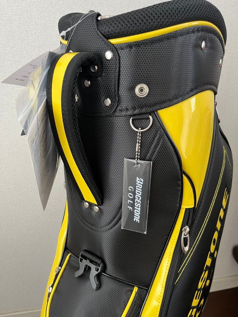 BRIDGESTONE キャディバッグ ブラック/イエローCBG21Y