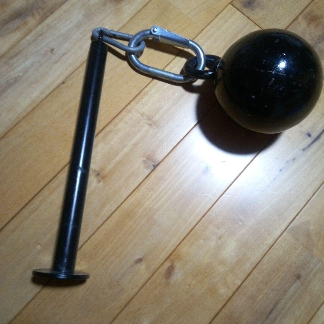 【握力】鉄球とプレートホルダーのセット｜ ピンチ力 ホールド力 スポーツ 強化