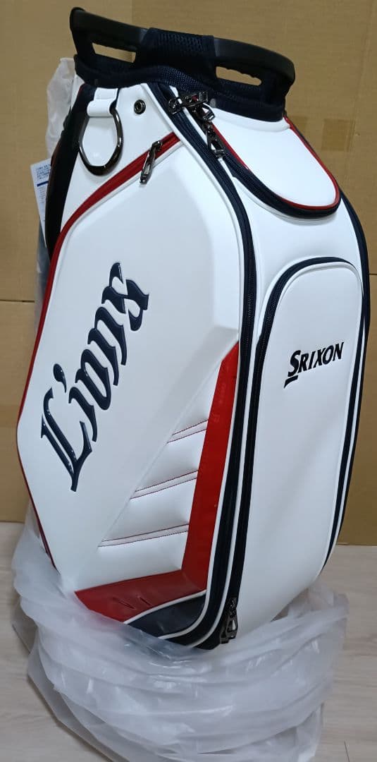 Srixon キャディバッグ ホワイト/レッド/ブルー