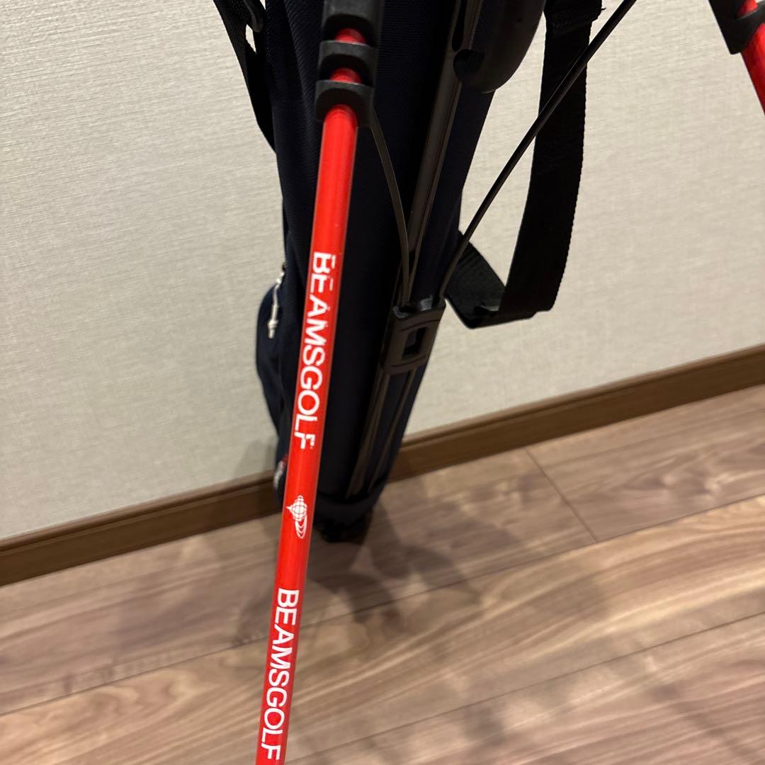 BEAMS GOLF スタンド式ゴルフバッグ ネイビー