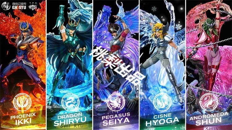 新品未開封『聖闘士星矢』龍星座ドラゴン紫龍 ガレージキット スタチュー