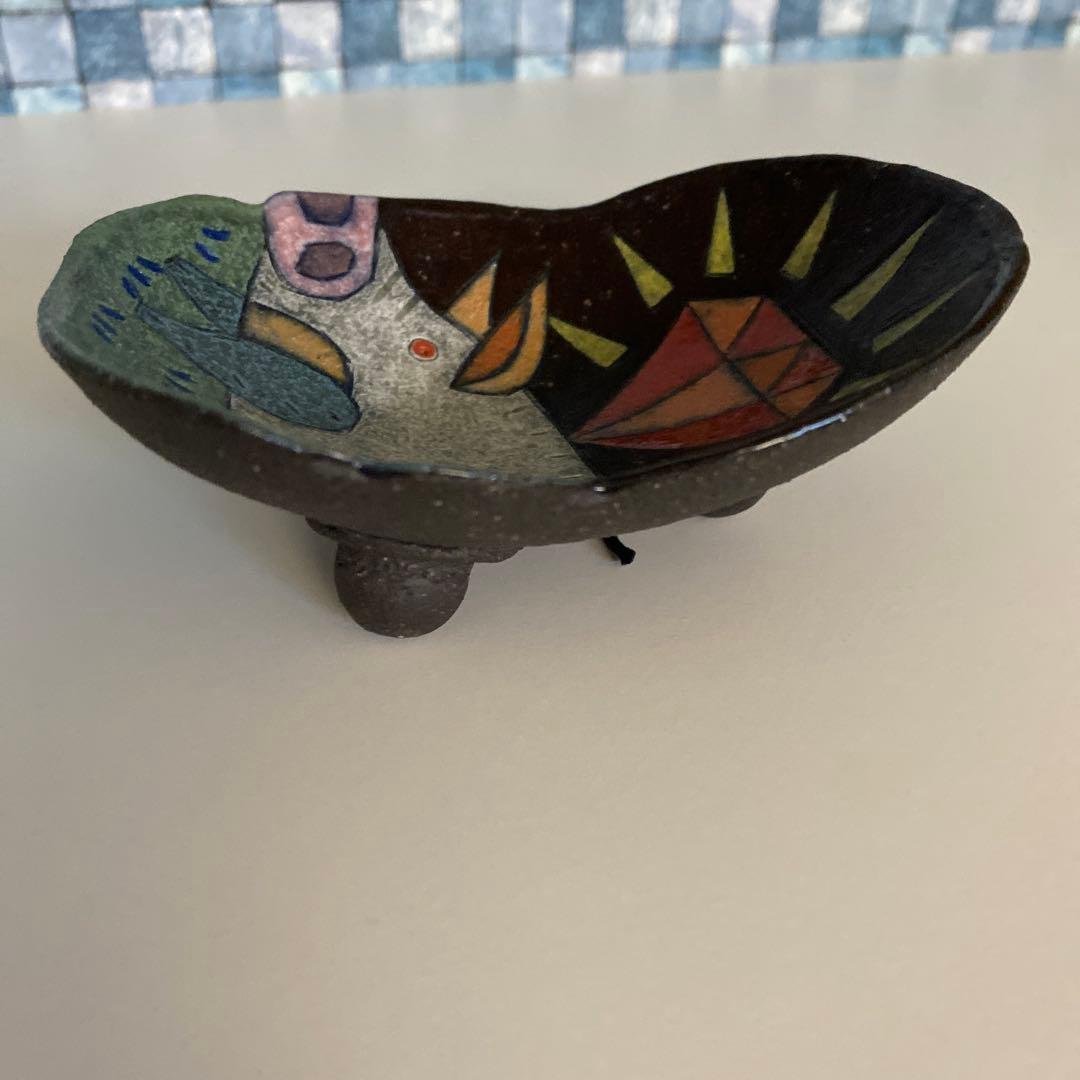 志村 観行＊海座工房＊豚＊豆皿・飾り皿