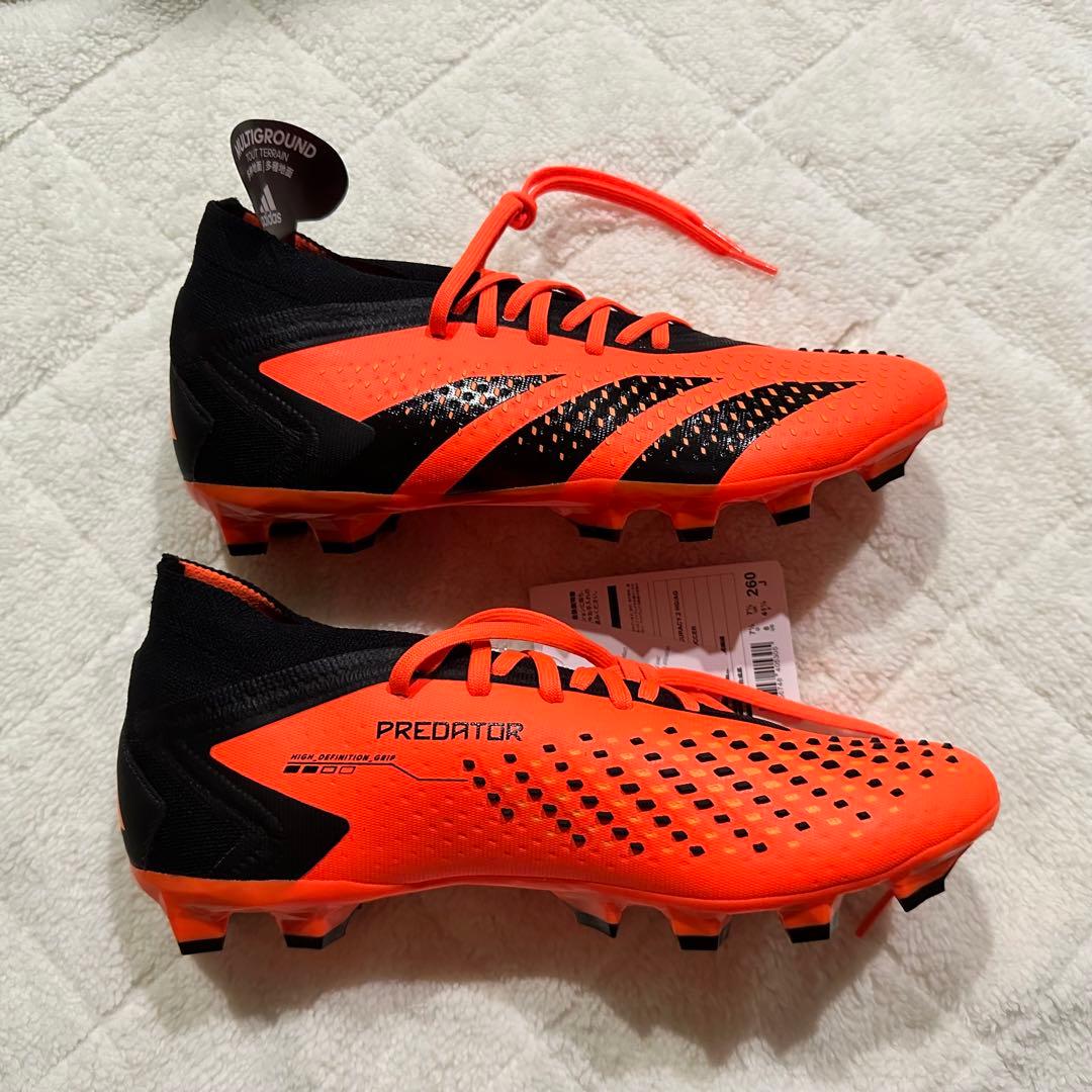 アディダス プレデター アキュラシー 26.0 2E オレンジ 土&人工芝