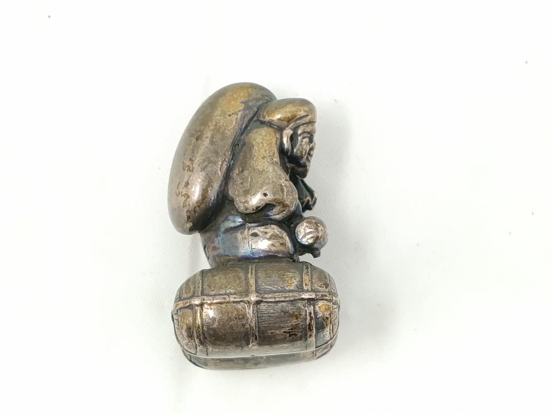 銀製　大黒様 大黒天　約115g 　縁起物　置物　インテリア　フィギュア
