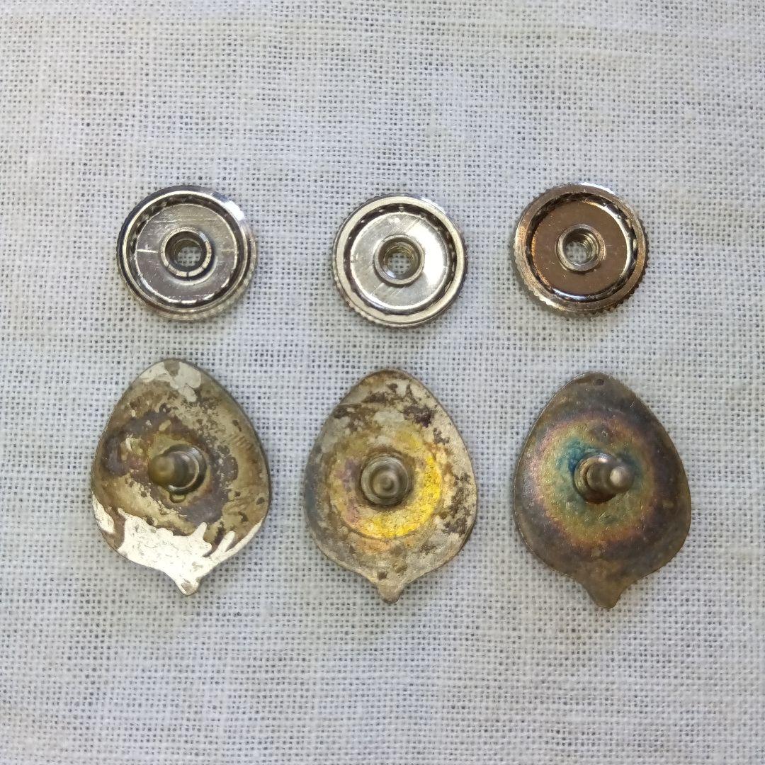 松ぼっくり型バッジ　３個セット　級長　副長　班長　帝塚山　ヴィンテージ