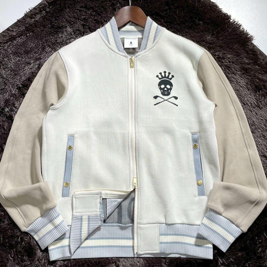 MARK&LONA ドライバーズニット スカル ゴルフウェア