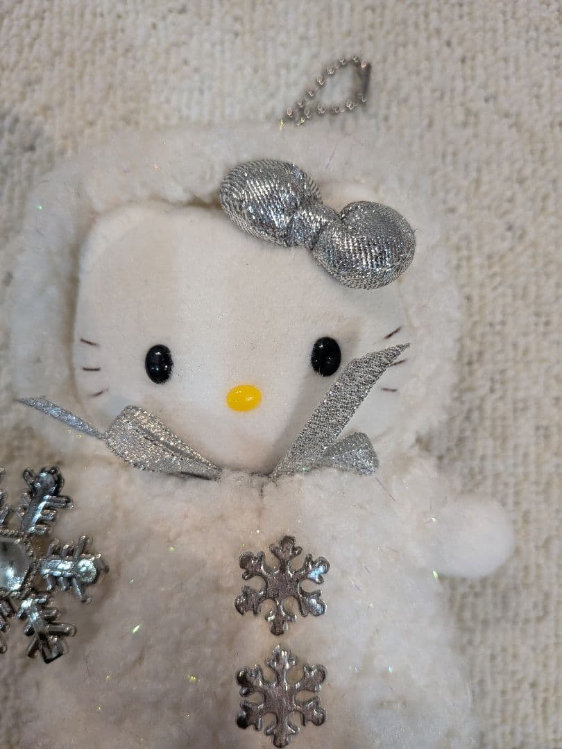 ハローキティ クリスマスぬいぐるみマスコット　雪の精　2002　レトロ