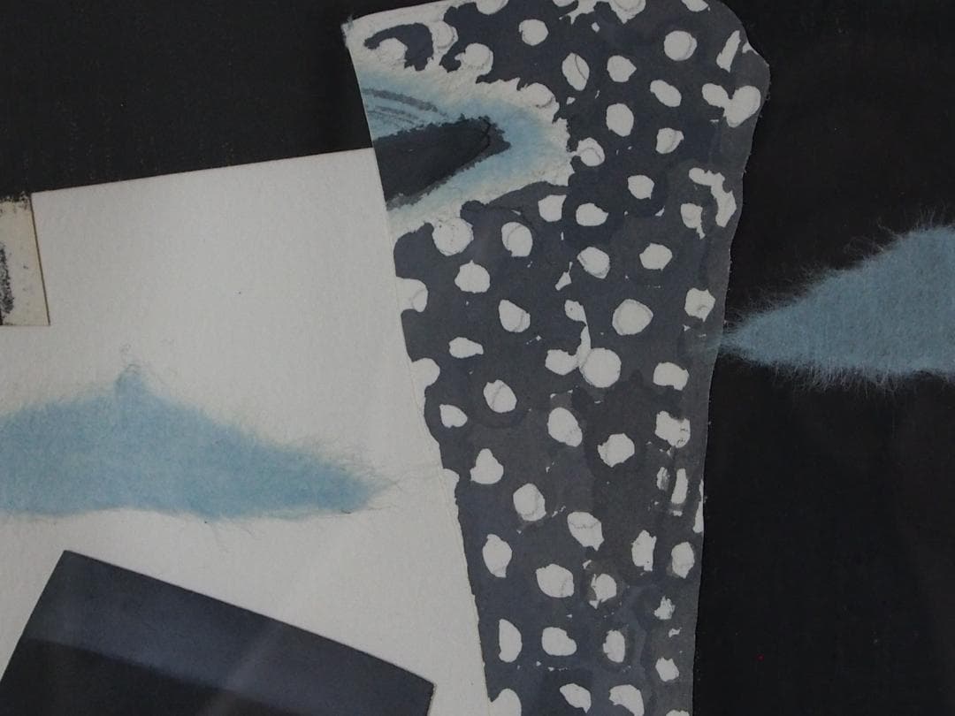 清塚紀子「遊平の旅」◆１９９１年◆エッチング・コラージュ◆サイン裏シール◆ＳＭ号