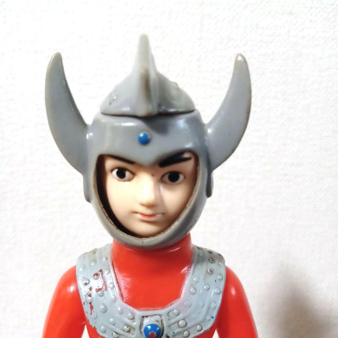 当時物ブルマァク面変わり「ウルトラマンタロウ」19㎝ヴィンテージソフビフィギュア