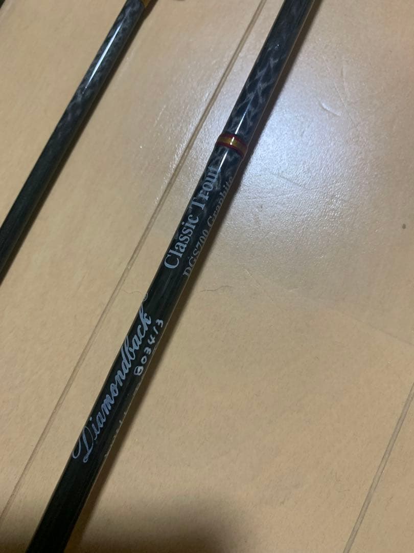 ふ*た様 ダイヤモンドバック #3/4 3ピース フライロッド　フライフィッシン