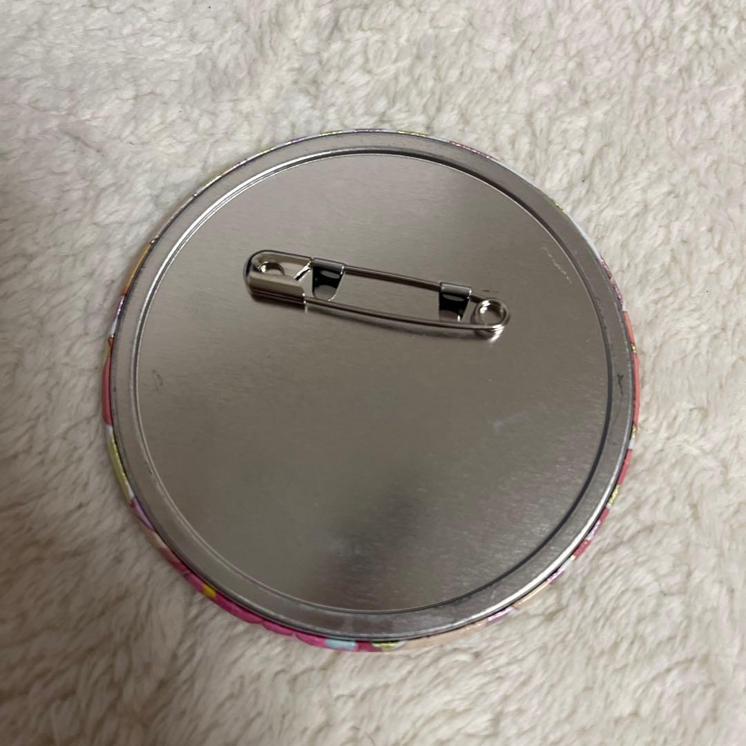 アイカツ　5thフェス　グリッター缶バッジ　虹野ゆめ