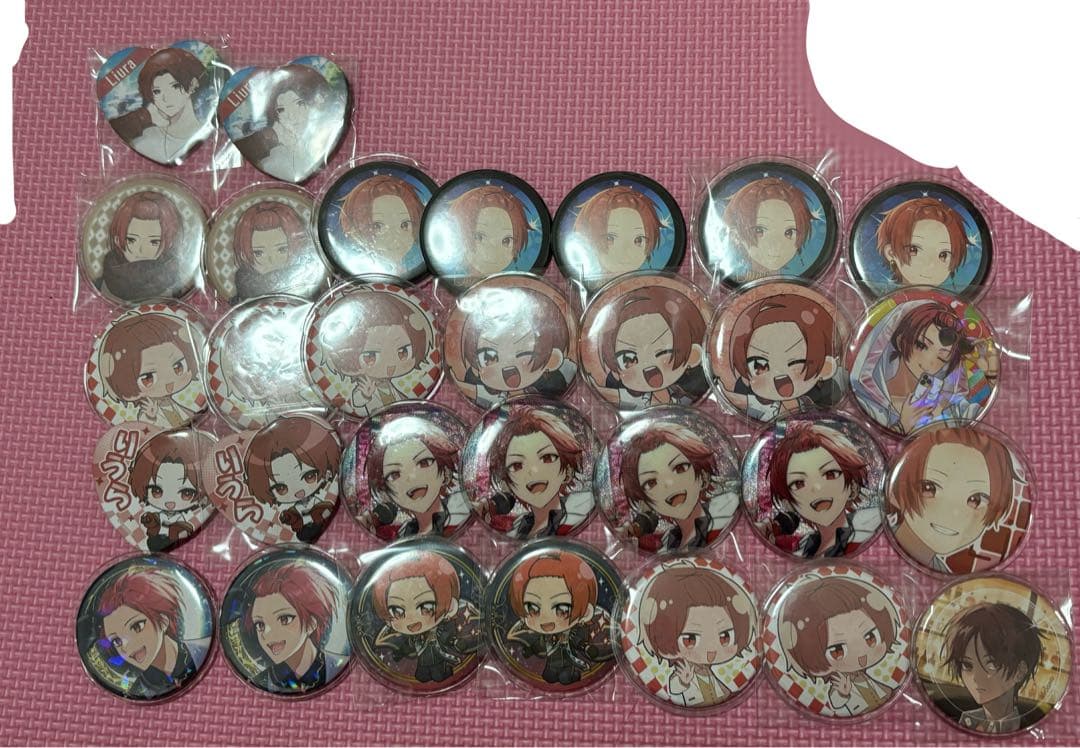 いれいす　りうら　缶バッジ　まとめ売り　30個