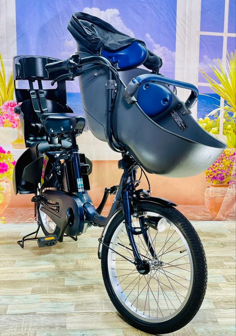 超ハイクラス！高年式2021モデル⭐️ギュットクルームDX子供乗せ電動Y3004