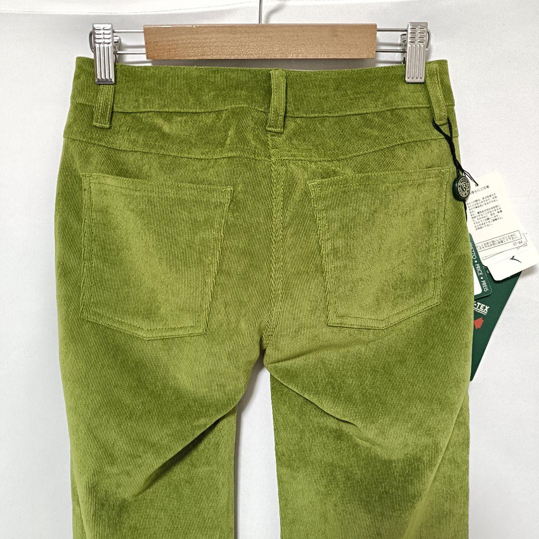 ​美品 CHERVO シェルボ ゴルフパンツ コーデュロイ レディース 38 緑
