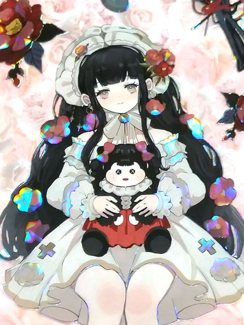 ✩完売御礼✩J616＃系梦花傀(贝壳光)E厘米切り売り海外人物マステ女の子