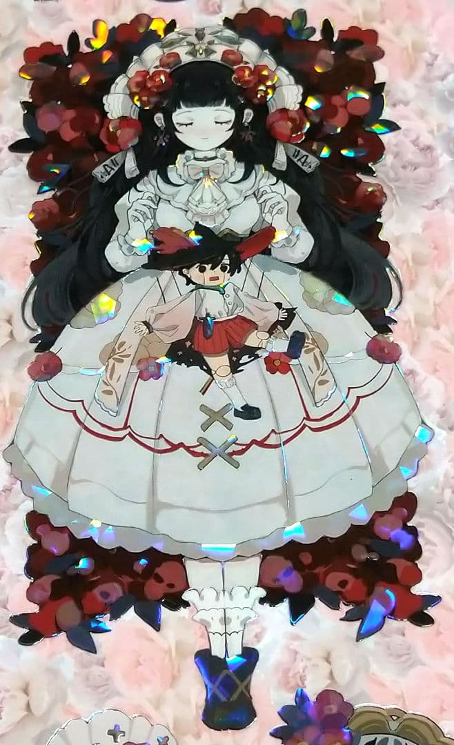 ✩完売御礼✩J616＃系梦花傀(贝壳光)E厘米切り売り海外人物マステ女の子