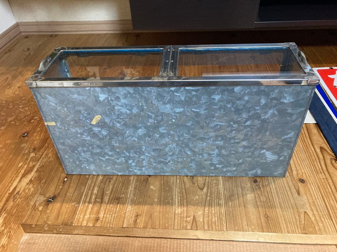 昭和レトロ　駄菓子屋 ブリキケース ガラスディスプレイTAMAHASHI⑤