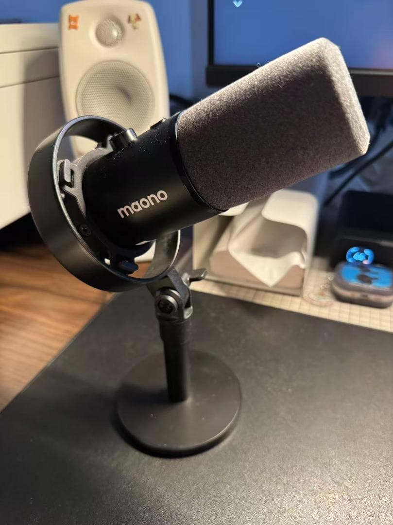 maono PD300X USBダイナミックマイク、スタント付き