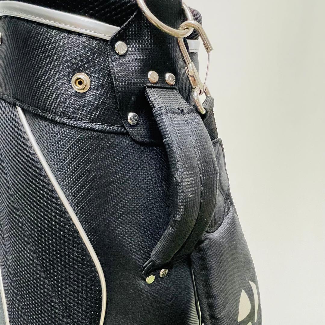 TaylorMade ゴルフバッグ 黒 キャディバッグ テーラーメイド