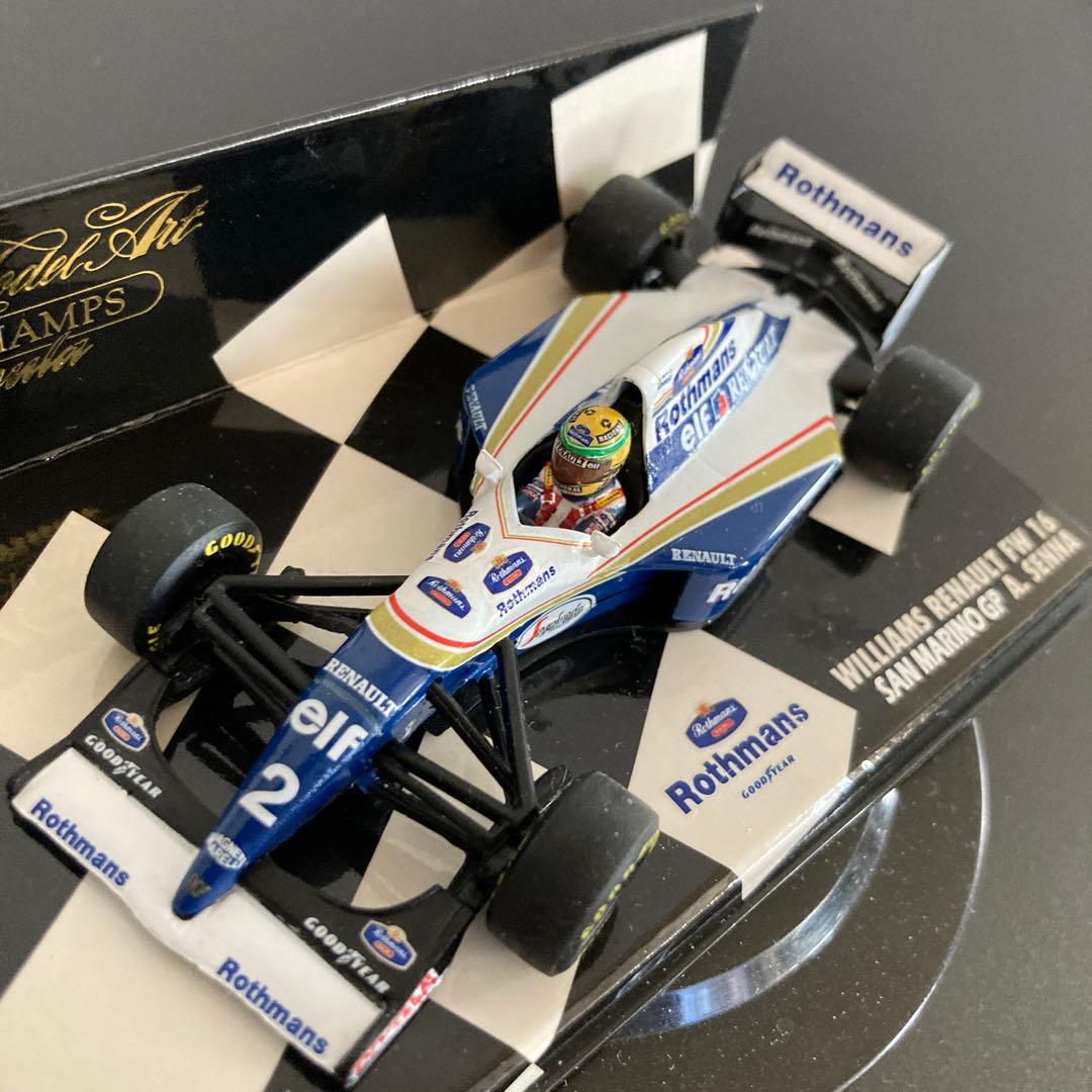 ミニチャンプス F1 ウィリアムズ FW16 ロスマンズ仕様 アイルトンセナ