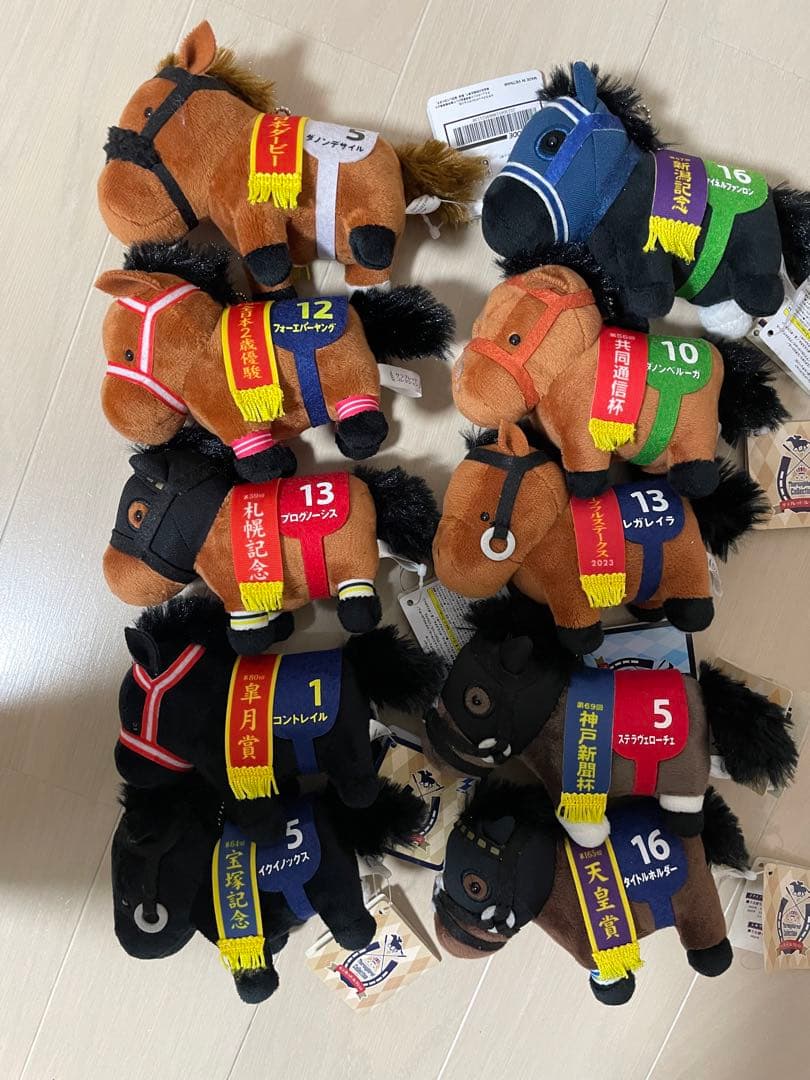 サラブレッドコレクションマスコットボールチェーン10個セット