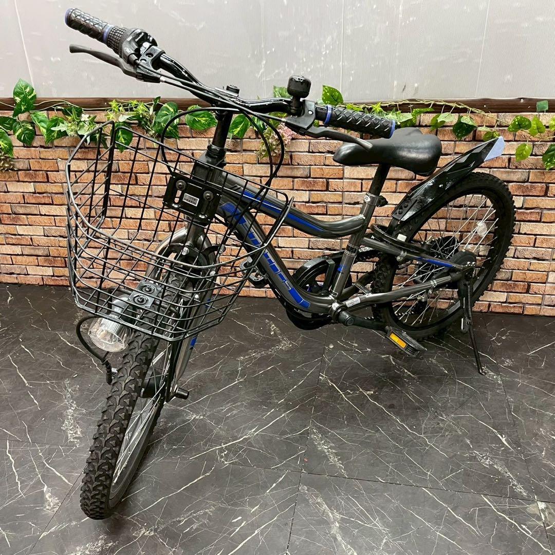 【83】子供用自転車 子供車 STRINGS ガンメタ 20インチ 変速付き