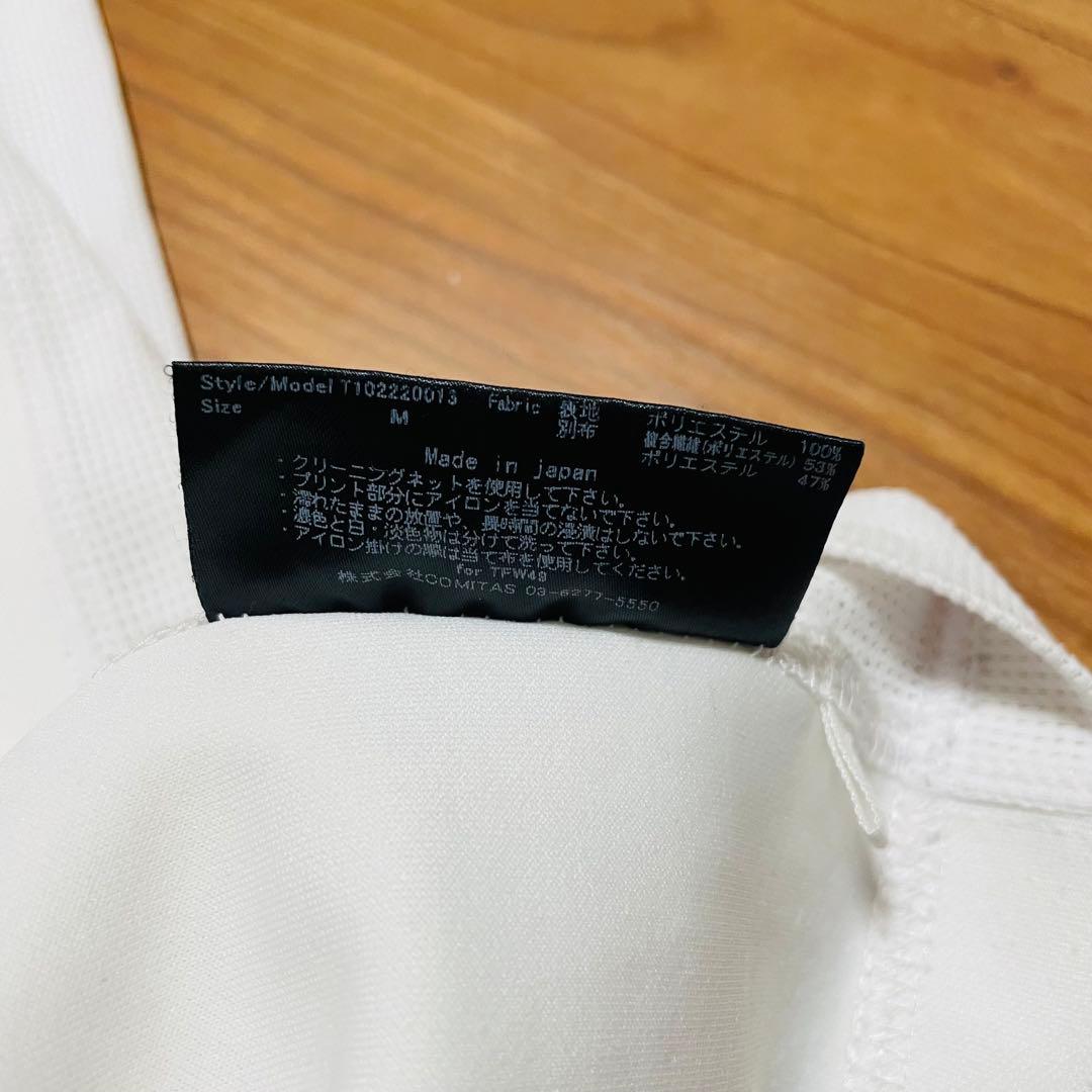 TFW49 モックネック　Tシャツ ホワイト　M ゴルフ