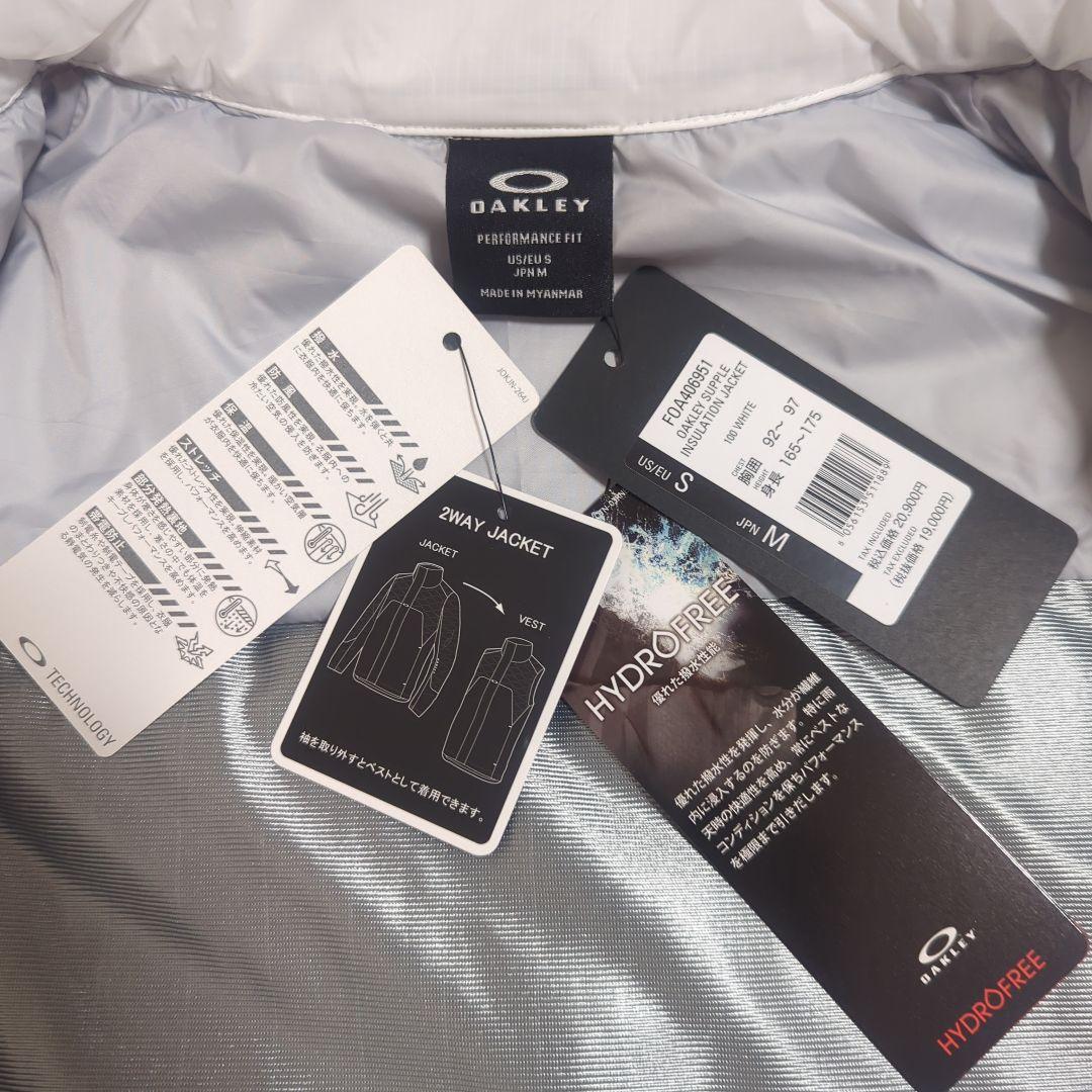 Oakley 2WAYジャケット Mサイズ ホワイト