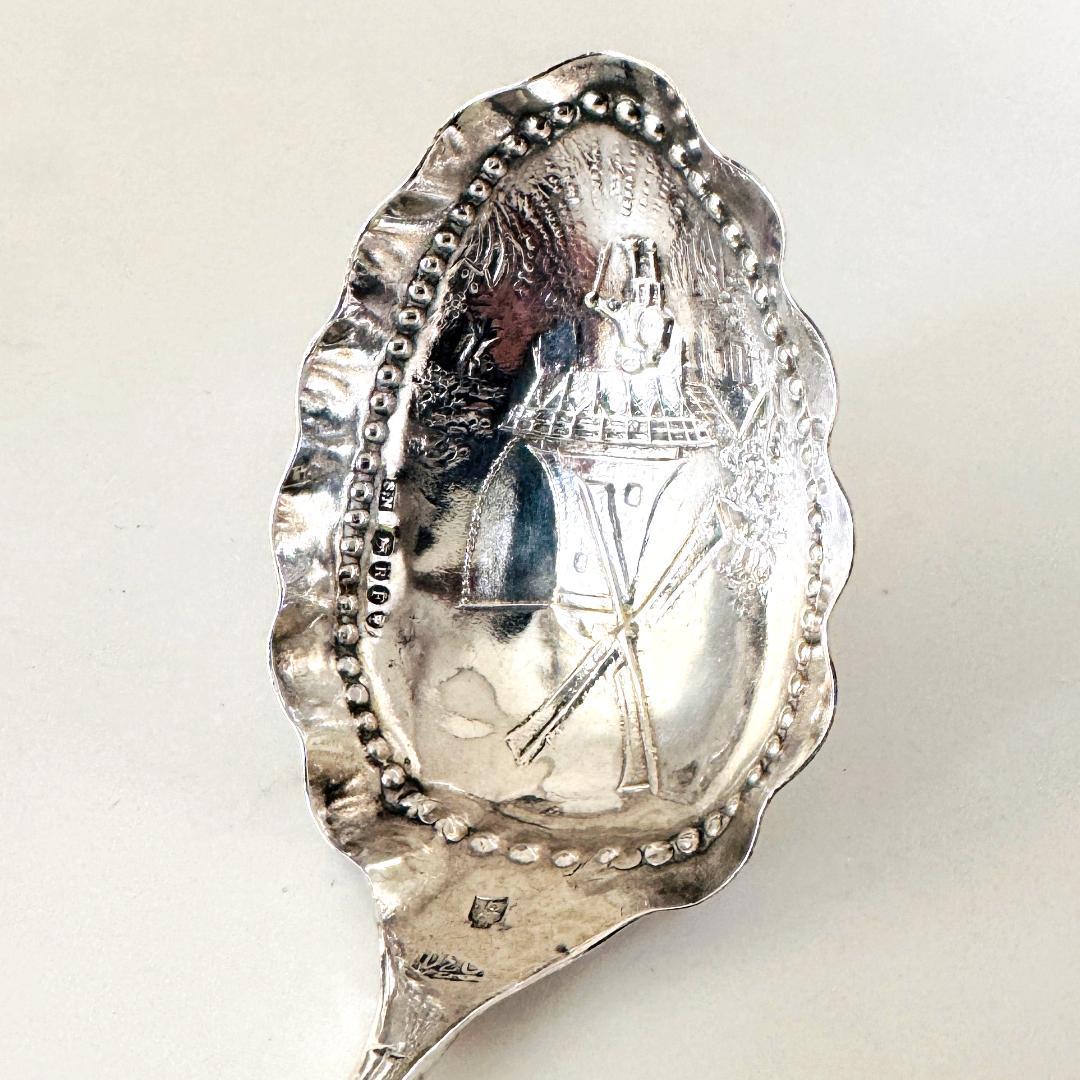 ★1989年代 英国★純銀製/キャディー/スプーン/イギリス/925/ロンドン