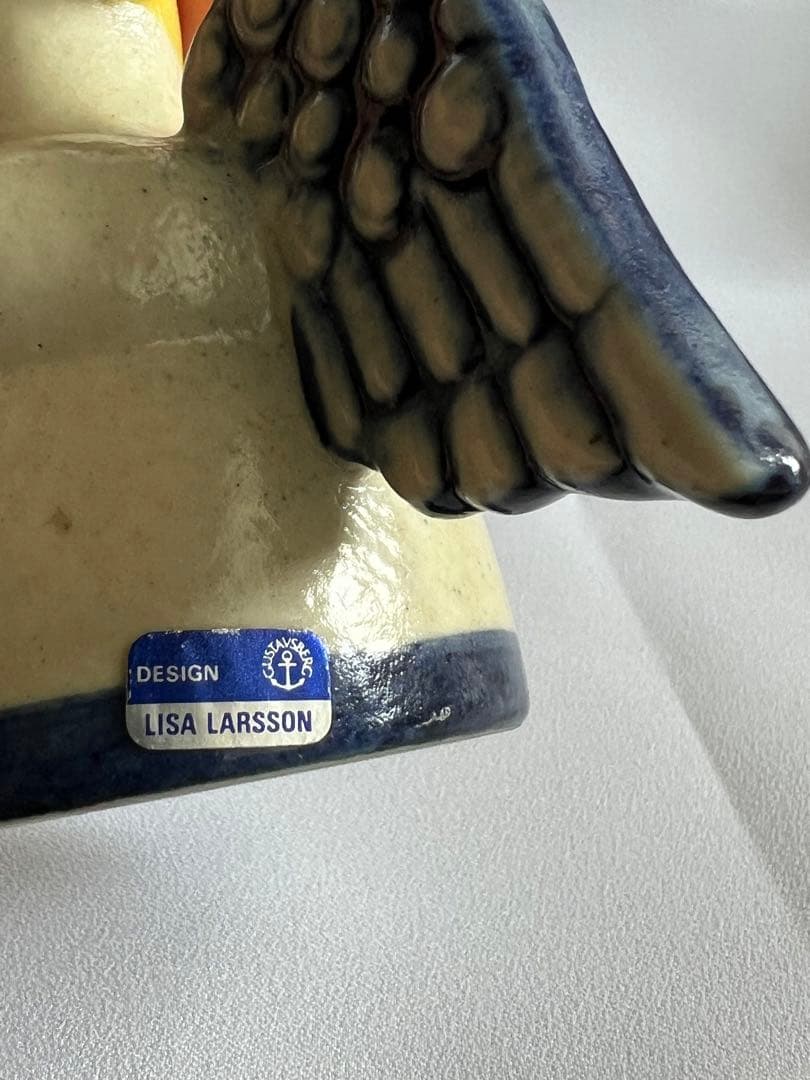 希少  リサラーソン 天使 キャンドルホルダー Anglajusstake