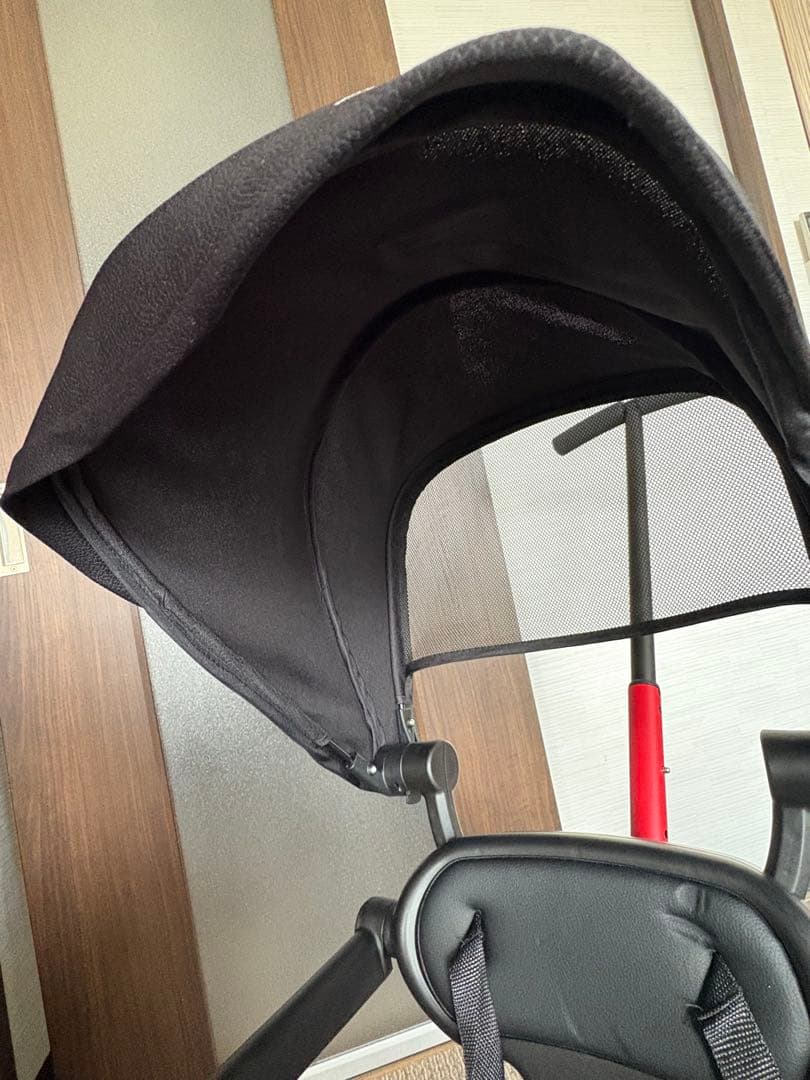 〔美品〕Bacany 三輪車 レッド×ブラック　幼児用自転車　多機能